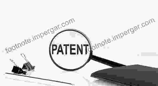 A Close Up Of A Patent Document With A Pen And Magnifying Glass. Case For Patents The Daniel F Spulber