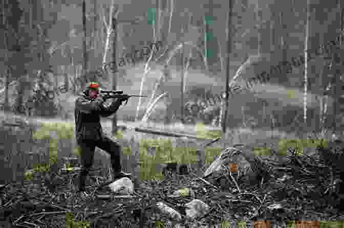 A Man Hunting In The Dark Forest, Symbolizing The Pursuit Of The Green River Killer Chasing The Devil: My Twenty Year Quest To Capture The Green River Killer