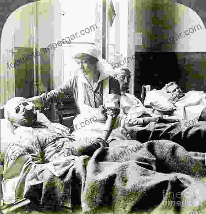 A Photograph Of A Nurse Tending To A Wounded Soldier Heard Amid The Guns: True Stories From The Western Front 1914 1918