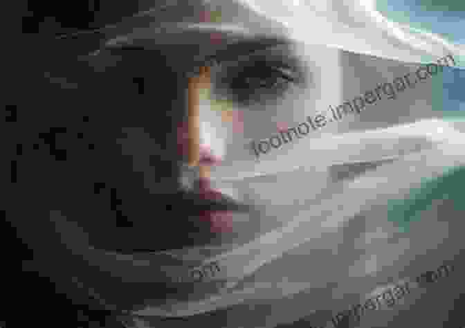 A Self Portrait Of Rowan Moore, Her Face Partially Obscured By A White Veil, Creating A Sense Of Both Intimacy And Distance. Self Portraits: 2024 Rowan Moore