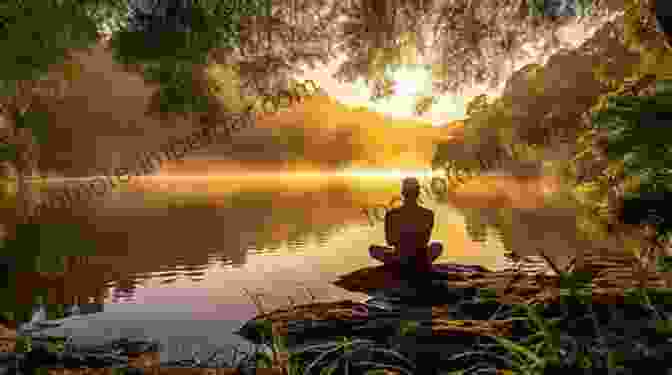 A Serene Image Of A Young Woman Sitting By A Lake, Her Eyes Closed In Contemplation, Symbolizing The Transformative Self Discovery Inspired By The Novel. How I Met Myself Level 3 (Cambridge English Readers)