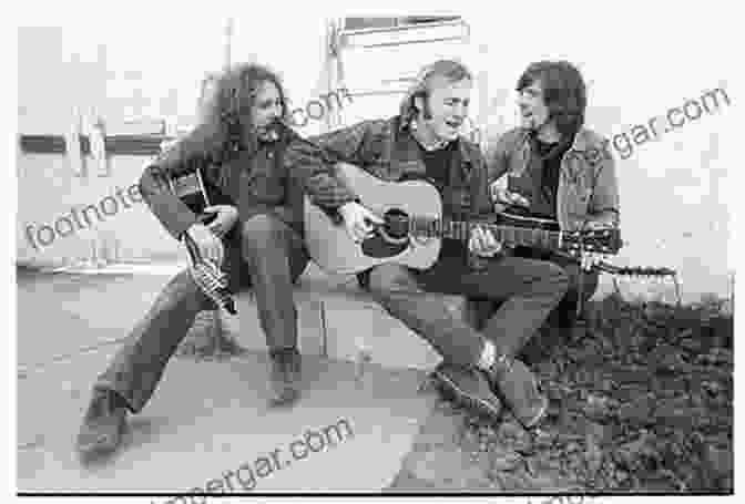 A Vintage Photo Of Crosby, Stills, Nash, And Young In Their Early Years CSNY: Crosby Stills Nash And Young