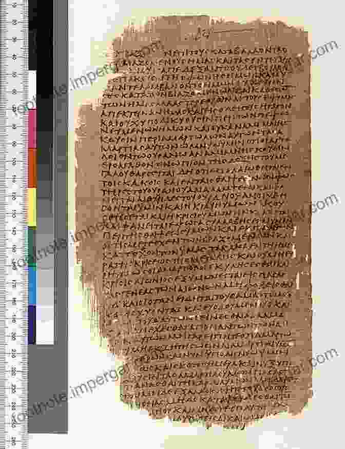 An Ancient Manuscript With The Text Of The Book Of Enoch On A Parchment Scroll. The Lost Scriptures Of Giza: Enoch And The Origin Of The World S Oldest Texts