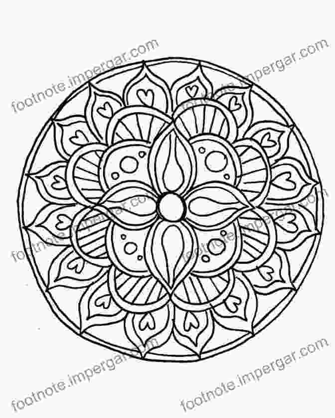 Example Of Intricate Mandala Design From Lala For Mandalas Colouring Activity Book LALA For Mandalas Colouring Activity