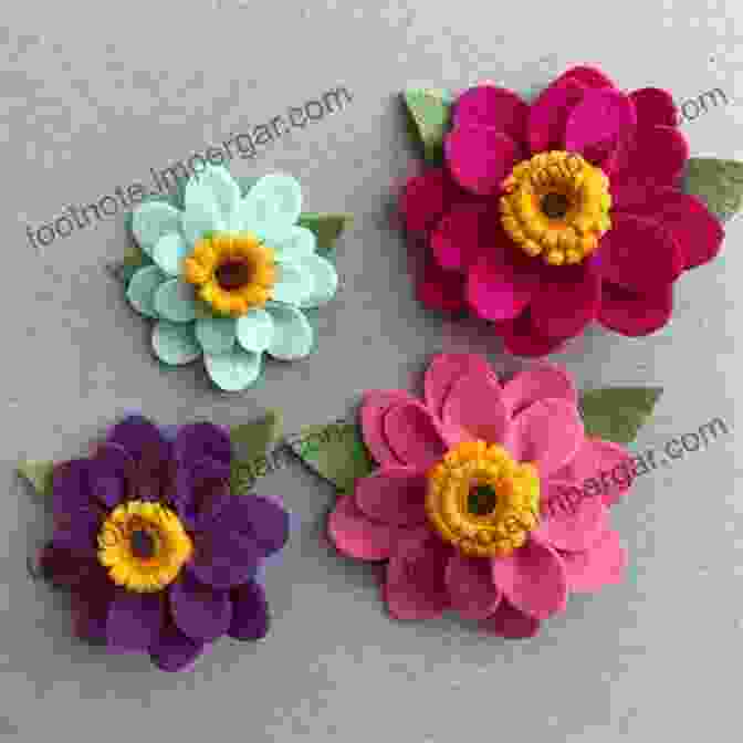 Felt Flowers Pattern Felt Flowers Patterns: Learn How To Make Felt Flowers With Easy Tutorials: Ways To Make Felt Flowers For Beginners