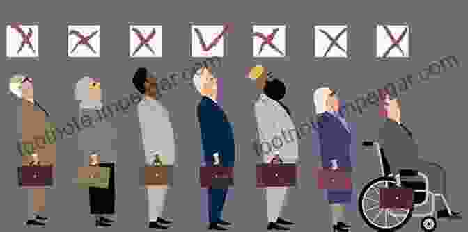 Illustration Depicting Various Forms Of Age Discrimination In Employment And Service Provision Age Discrimination: Ageism In Employment And Service Provision