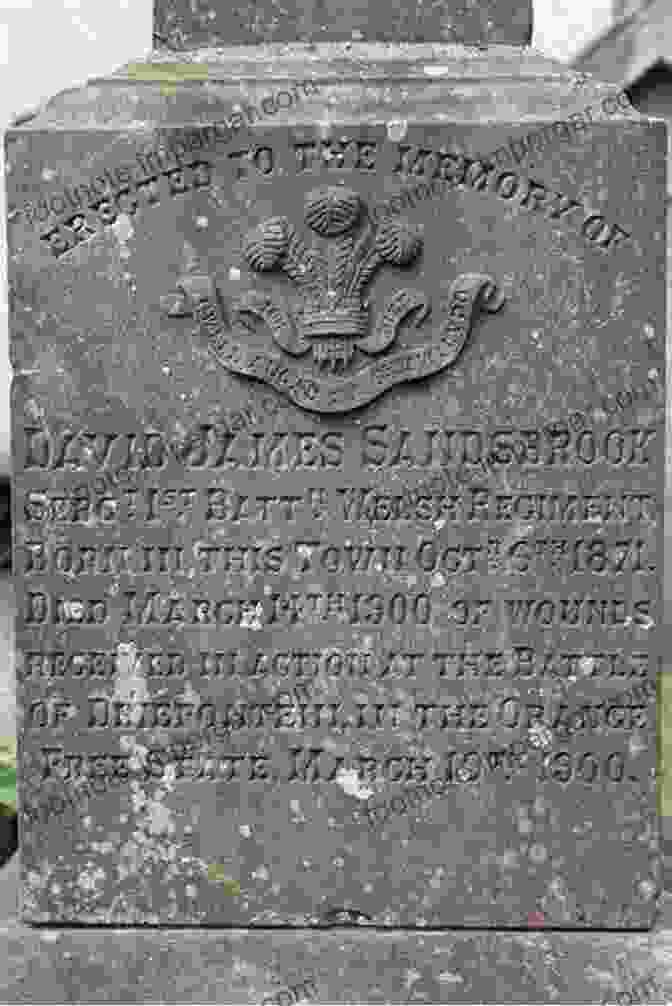 Photograph Of A Memorial Honoring The Victims Of The Boer British War South Africa And The Boer British War Volume I (The World At War)