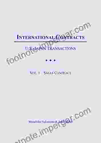 International Contracts: U S Japan Transactions (Sales Contract 1)