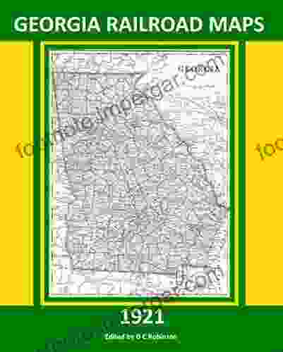 GEORGIA RAILROAD MAPS: 1921 D C Robinson