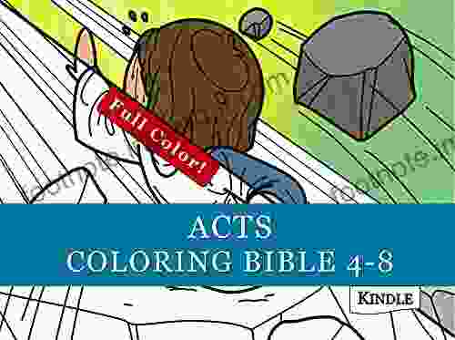 Acts Coloring Bible 4 8 (Book 6) (Mr Mac Bible Black N White 200 Page Paperbacks 18)